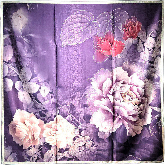 NWT Double Sided Silk Scarf 52
